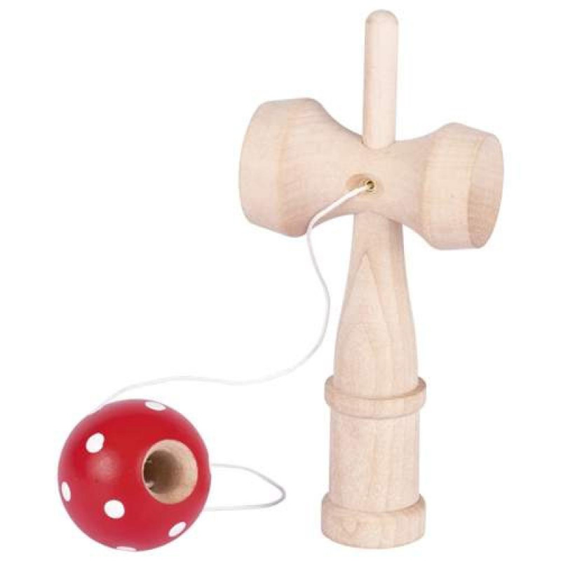 Kendama  drewniana - zabawka dla dzieci, zabawki Montessori, Zabawka drewniana 