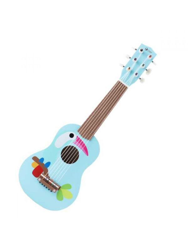 CLASSIC WORLD Drewniana Gitara Dla Dzieci Toucan