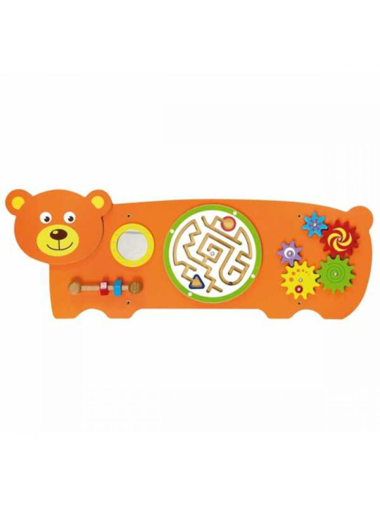 Viga Toys Sensoryczna tablica Manipulacyjna Miś Montessori