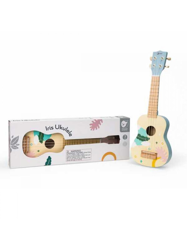 CLASSIC WORLD Drewniane Ukulele Gitara dla Dzieci Niebieskie