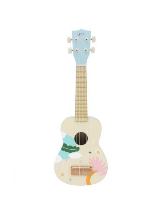 CLASSIC WORLD Drewniane Ukulele Gitara dla Dzieci Niebieskie