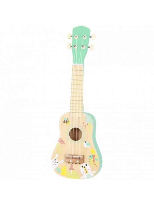 TOOKY TOY Drewniane Ukulele Gitara dla Dzieci 3+