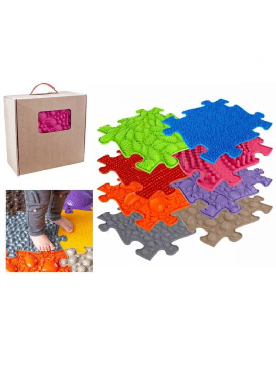 WOOPIE Mata Sensoryczna Ortopedyczna Puzzle 8 el. WERSJA-1A