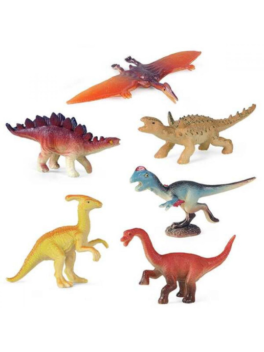 WOOPIE Zestaw Figurki Dinozaury 18 szt. - wersja 1