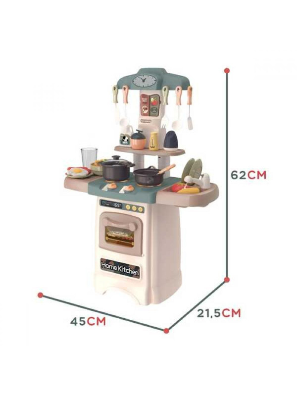 WOOPIE Modna Kuchnia z Obiegiem Wody Palnik Światło Dźwięk + 29 Akc.