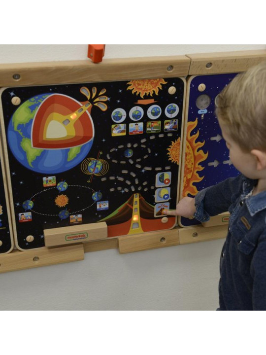 MASTERKIDZ Tablica Edukacyjna Ziemia Montessori