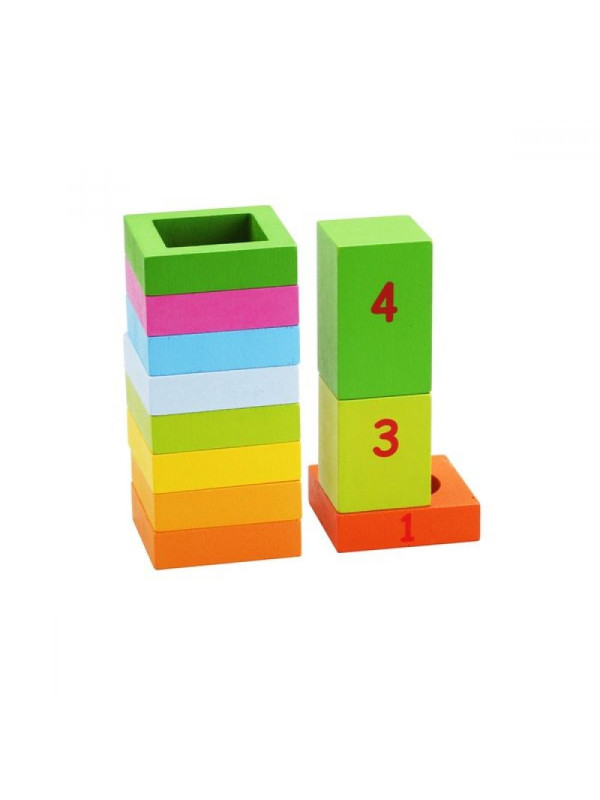 CLASSIC WORLD Układanka Geometryczna Klocki Sorter MONTESSORI 28 el.