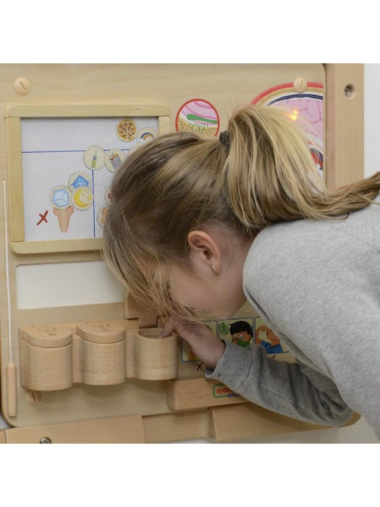 MASTERKIDZ Tablica Edukacyjna Zmysł Węchu Montessori