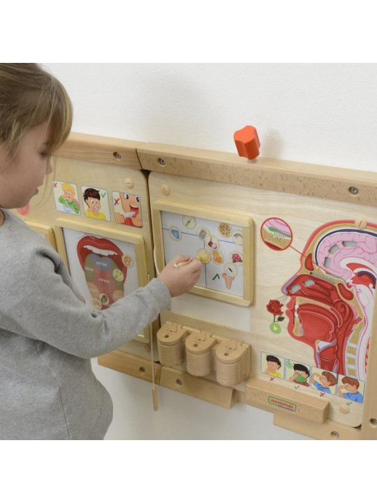 MASTERKIDZ Tablica Edukacyjna Zmysł Węchu Montessori