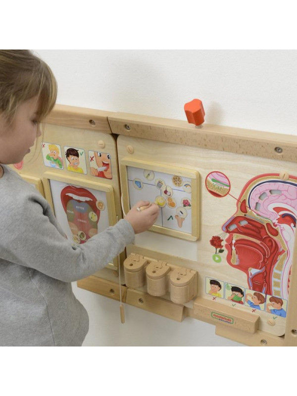 MASTERKIDZ Tablica Edukacyjna Zmysł Węchu Montessori