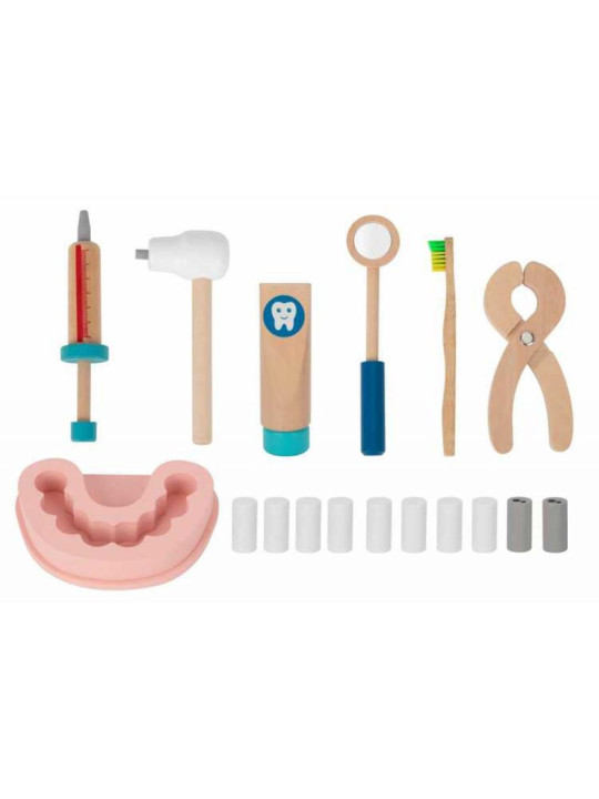 TOOKY TOY Zestaw Małego Dentysty Walizka Lekarza 19 el. FSC