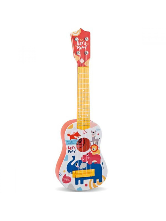 WOOPIE Gitara Klasyczna dla Dzieci Czerwona 57cm