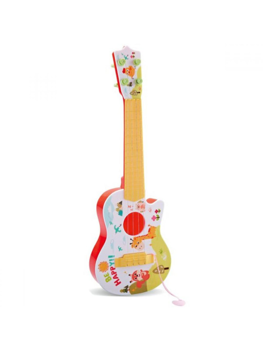 WOOPIE Gitara Akustyczna dla Dzieci Czerwona 43 cm