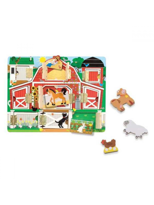 Melissa and Doug - Otwórz i zamknij - Układanka Zabawa w chowanego