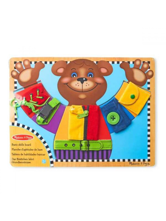 Melissa and Doug - Tablica motoryczna Ubierz misia