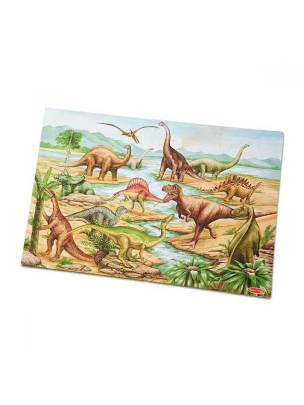 Puzzle podłogowe dinozaury 48el.