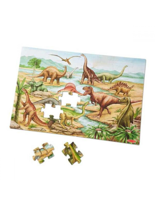 Puzzle podłogowe dinozaury 48el.