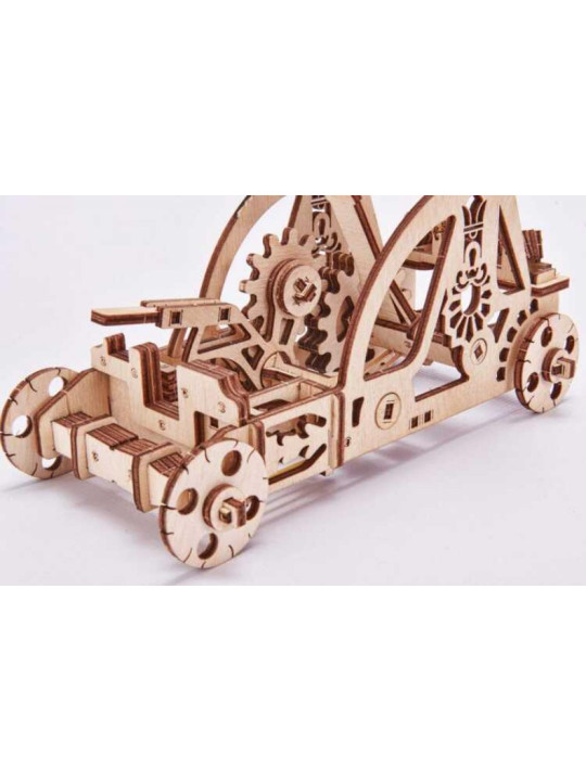 Puzzle mechaniczne 3D Wood Trick katapulta