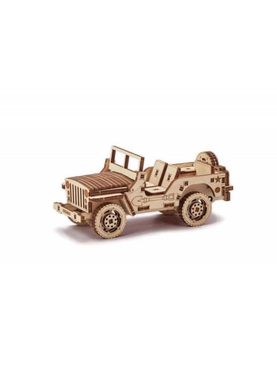 Drewniane puzzle 3D Jeep