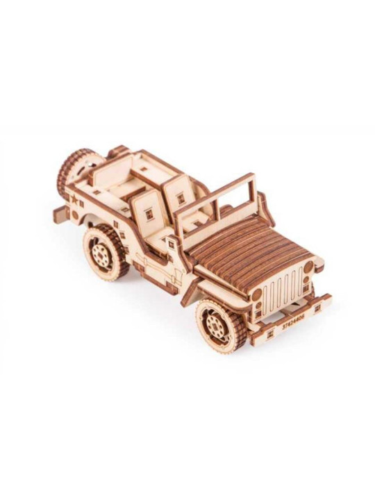 Drewniane puzzle 3D Jeep