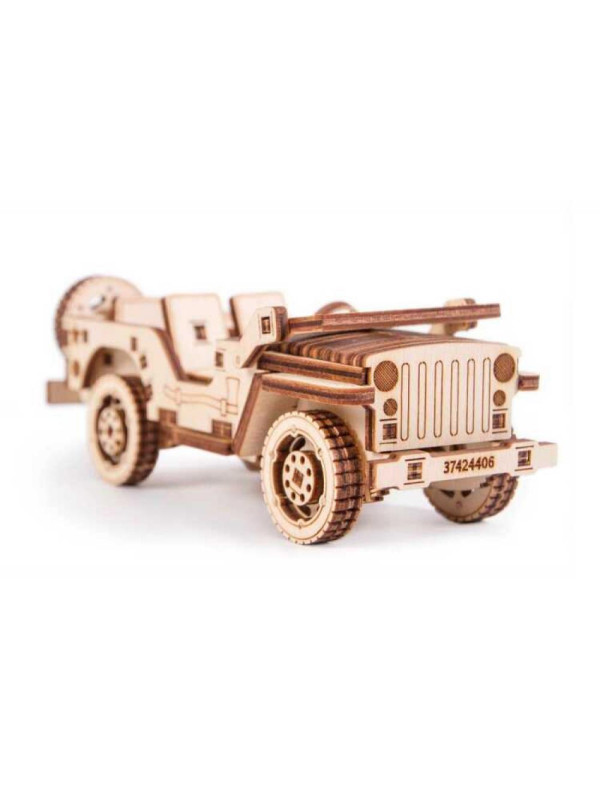 Drewniane puzzle 3D Jeep