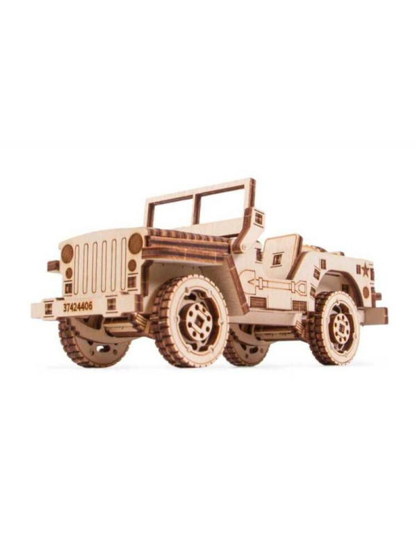 Drewniane puzzle 3D Jeep