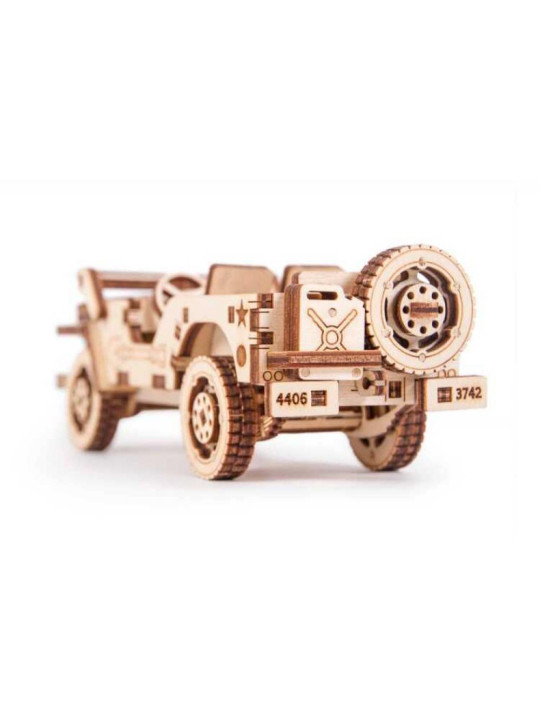 Drewniane puzzle 3D Jeep