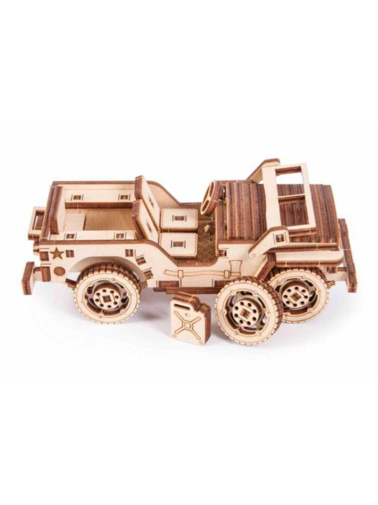 Drewniane puzzle 3D Jeep