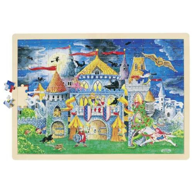 Puzzle drewniane dla dzieci, Czas na bajkę, 192  elementów