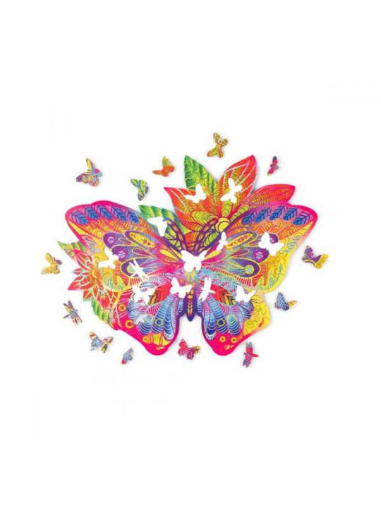 Puzzle drewniane motyl