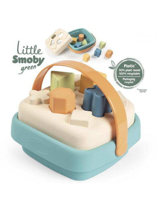 SMOBY Little Green Sorter w Koszyku Bioplastik