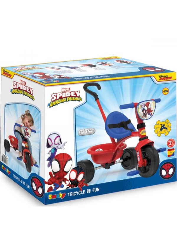 SMOBY Rowerek Trójkołowy Be Fun Spidey