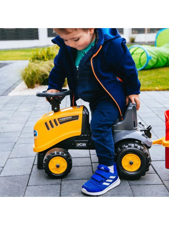 FALK Traktorek JCB Pomarańćzowy z Przyczepką od 1 roku