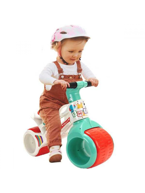 INJUSA Jeździk Rowerek Biegowy Fisher Price Szerokie Koła