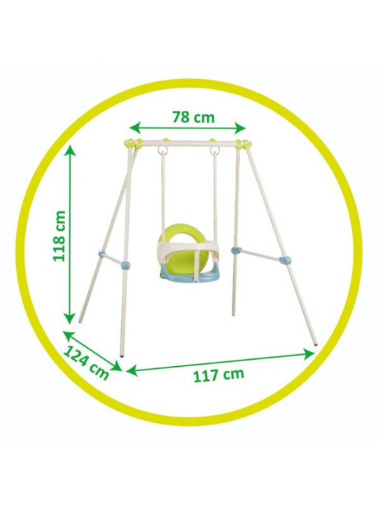 SMOBY Huśtawka Ogrodowa Metalowa
