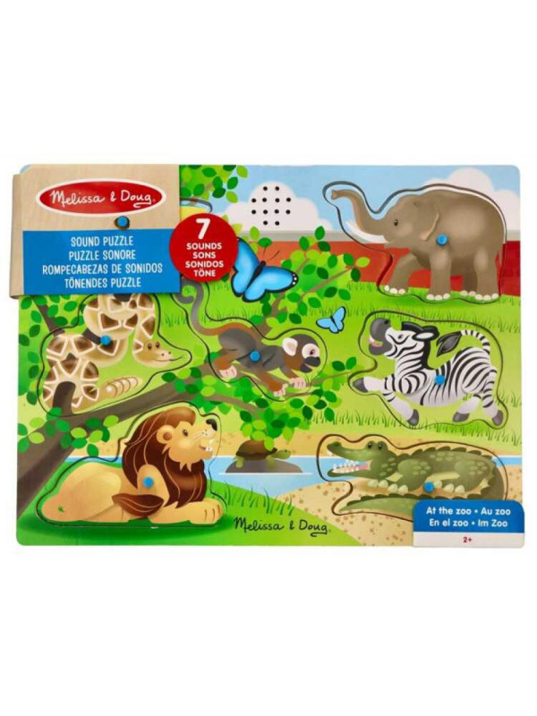 Dźwiękowe puzzle Zwierzęta z Zoo