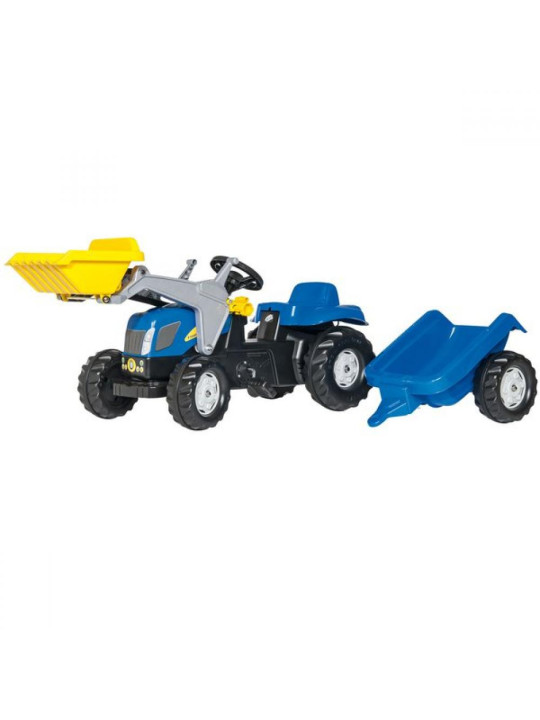 Rolly Toys rollyKid Traktor New Holland z łyżką i przyczepą