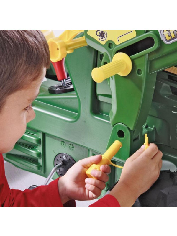 Rolly Toys John Deere Traktor na pedały Biegi Pompowane Koła 3-8 lat