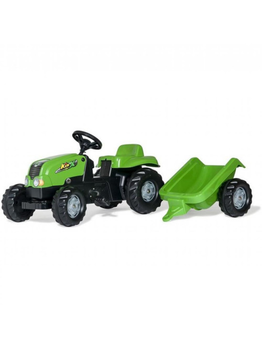 ROLLY TOYS Traktor na Pedały z przyczepką rollyKid-X