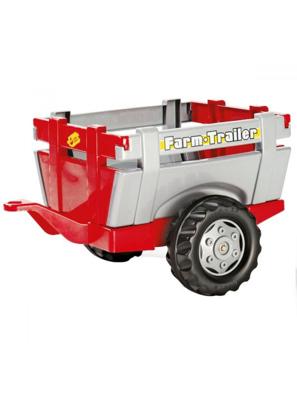 Rolly Toys rollyTrailer Przyczepa do traktora Otwierane Burty