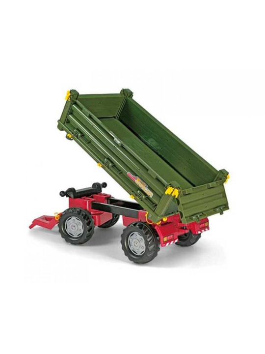 Rolly Toys rollyTrailer Przyczepa Rolly Multi dwuosiowa zielona