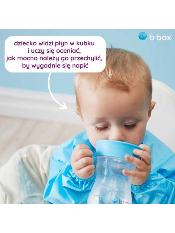 Kubek treningowy 240 ml błękitny, b.box