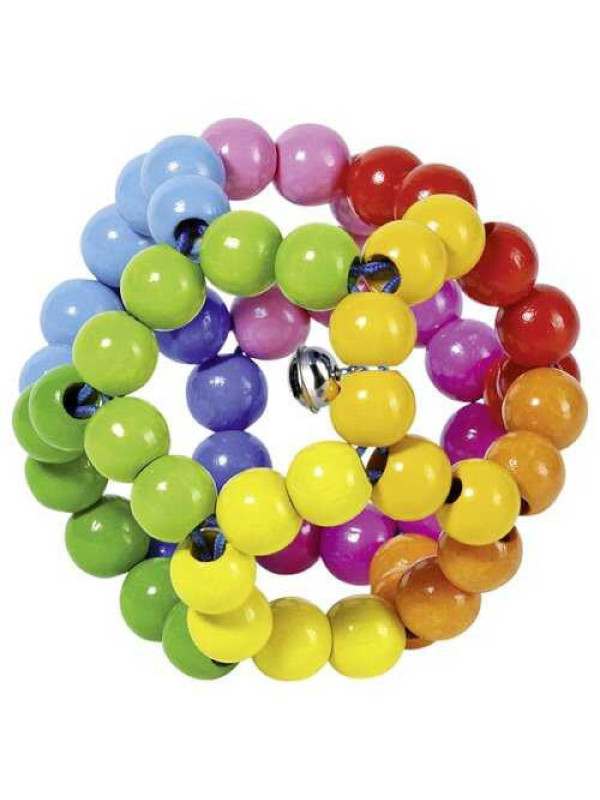 Touch ring elastic rainbow ball