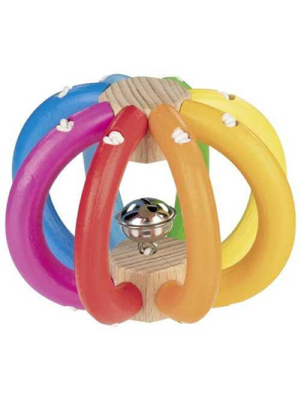 Touch ring elastic rainbow ball