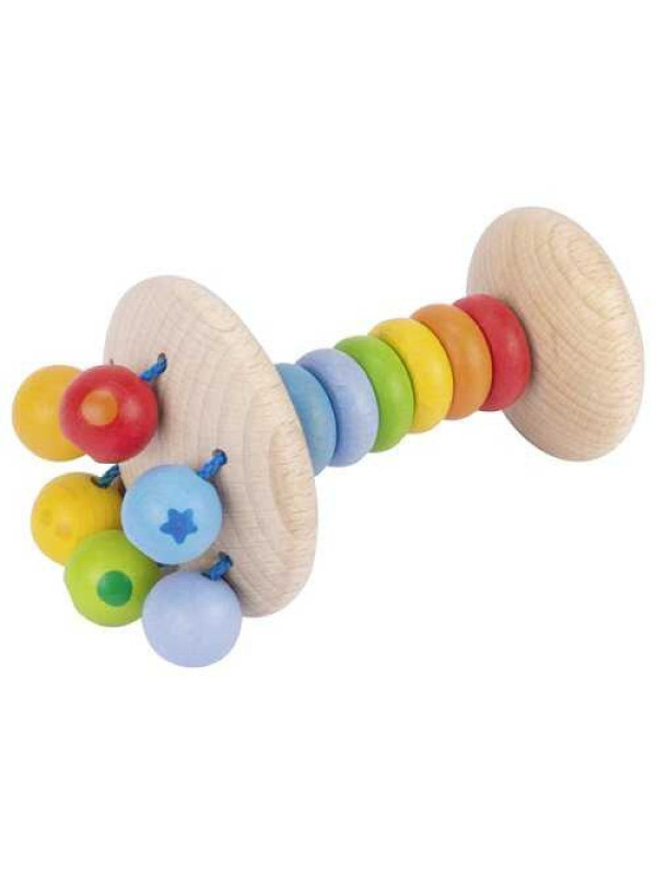 Touch ring elastic rattle rainbow