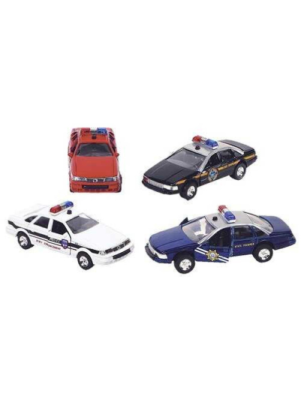 Sonic State Rescue,police car with sounds + lights,die-cast - set of 12