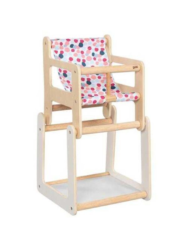 Doll's high chair with table, 2in1