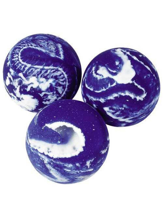 Bouncing ball - space, glow-in-the-dark - set of 36