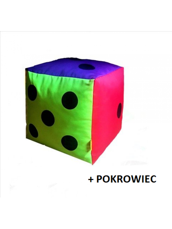 Kostka edukacyjna XXL Kropki + POKROWIEC