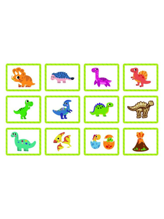 TOOKY TOY Układanka Magnetyczna Dinozaury Puzzle